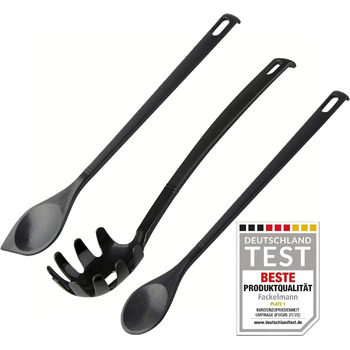 Набор кухонной утвари, 3 предмета, черный Nero Fackelmann