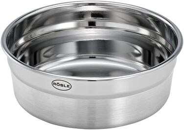 Контейнер для зберігання 0,4 л круглий, нержавіюча сталь FLEXX 2GO Rosle