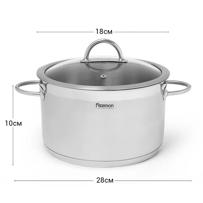 Каструля Fissman BENJAMIN 2,5 л з кришкою (5422)