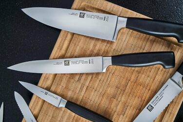 Набор ножей с блоком, 7 предметов, коричневый Four Star Zwilling