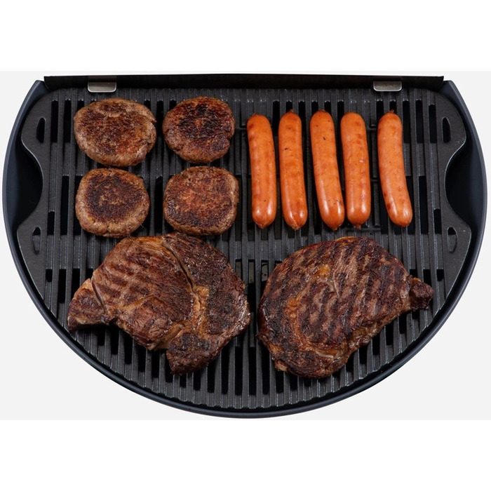 КОМПЛЕКТ Портативний переносний газовий гриль O-GRILL 600T, кремовий + шланг в подарунок! Код: 013370