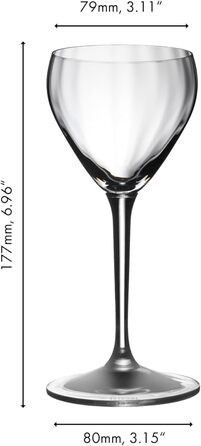Бокали Riedel Nick & Nora, 2 шт., великі, кришталь, машинне виробництво