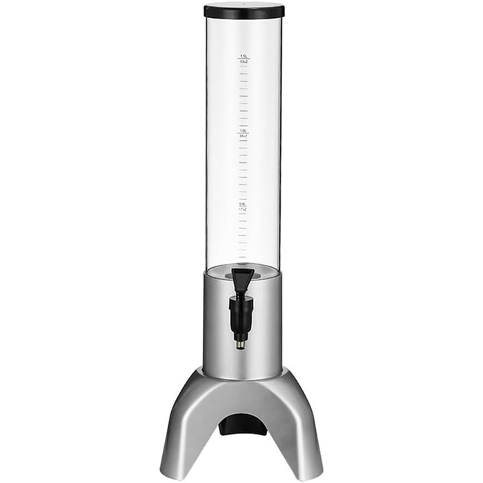 Диспенсер для пива с краном 1,5 л серебряный KUNANG