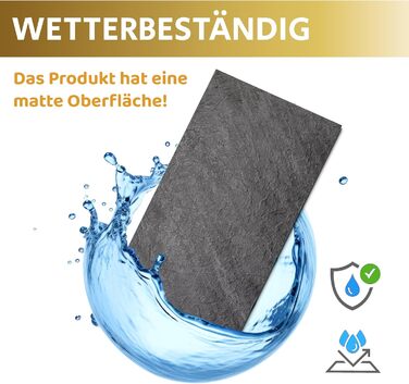 Стінові панелі AS Country Stone під мармур 60x120 см ПВХ-облицювання стіни з пластикових панелей для кухні, ванної кімнати тощо Панель кухонного фартуха (4 шт., Darkstone)