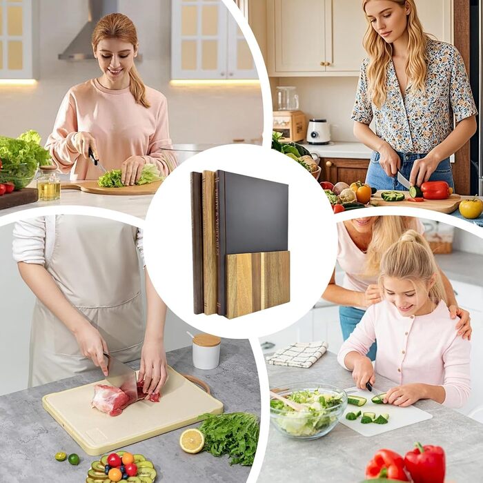 Набір із 3 кухонних обробних дощок Zasdvn
