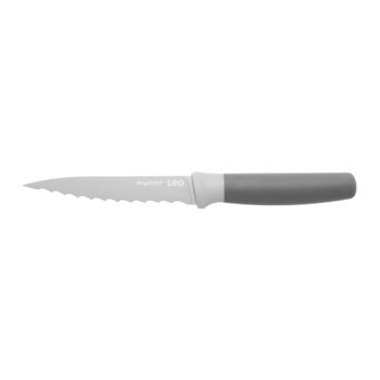 Нож универсальный зазубренный 11,5 см, серый  Leo Berghoff