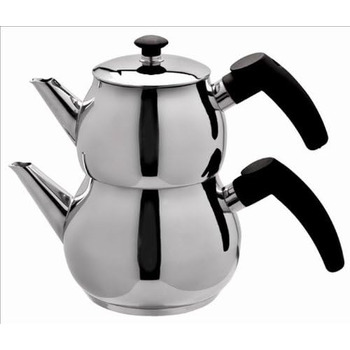 Подвійний чайник для приготування турецького чаю 1,25 л і 0,75 л, нержавіюча сталь Schillerbach