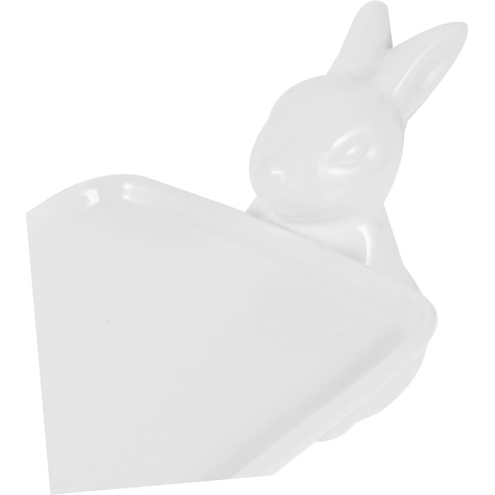 Керамічний сервірувальний піднос з милими кролики 31 х 10 см VICASKY