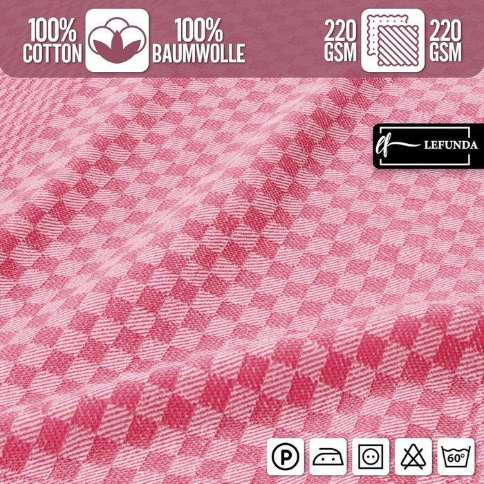 Набор из 10 кухонных полотенец из хлопка LEFUNDA