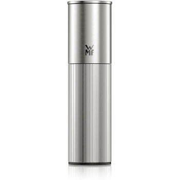 Млинок для спецій WMF Signature Pro, керамічний млинок, регульований рівень помелу, легке наповнення, млинок для солі та перцю, магнітна кришка для захисту аромату, нержавіюча сталь, 0604036030