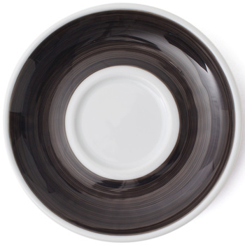 34418 Блюдце cappuccino, cappuccino large 14,5 см Black для серій 'Verona/Torino/Bari/Palermo Millec