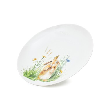Набір з 4-х тарілок Fissman RABBIT 20 см порцеляна (13721)
