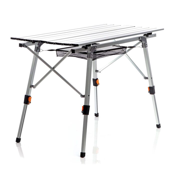Складний алюмінієвий стіл для кемпінгу 90x53 см Wiltec