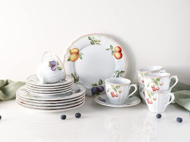 Кофейный сервиз 18 предметов Flora Orchard Creatable