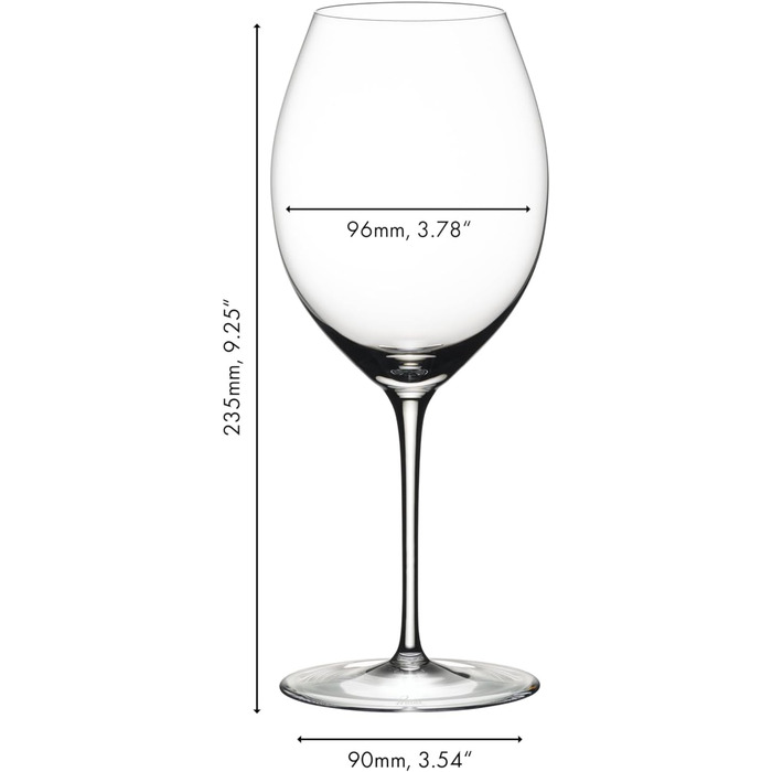 Келих для червоного вина 590 мл, кришталь, ручна робота, Sommeliers, Riedel