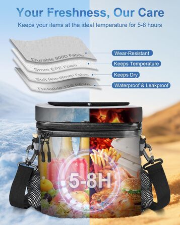 Термосумка сіра SKYJDM