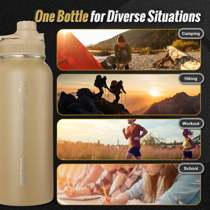 Фляга из нержавеющей стали 950 мл OneTigris