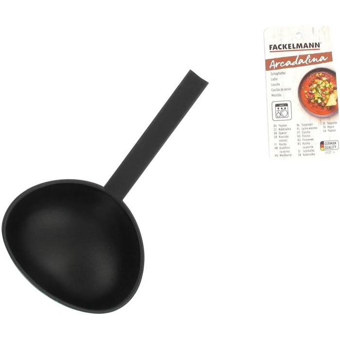 Половник 30 см, черно-белый Arcadalina Fackelmann