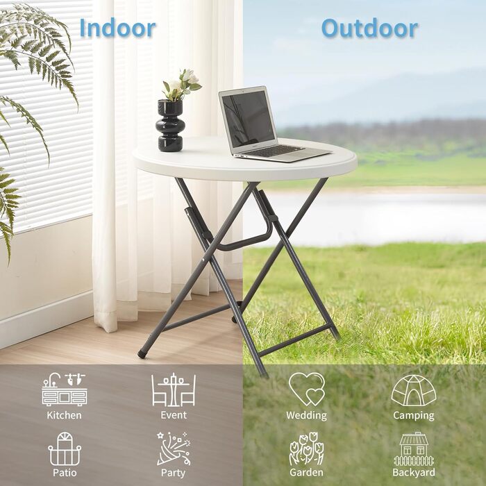 Складной стол 80x75 см KAIHAOWIN