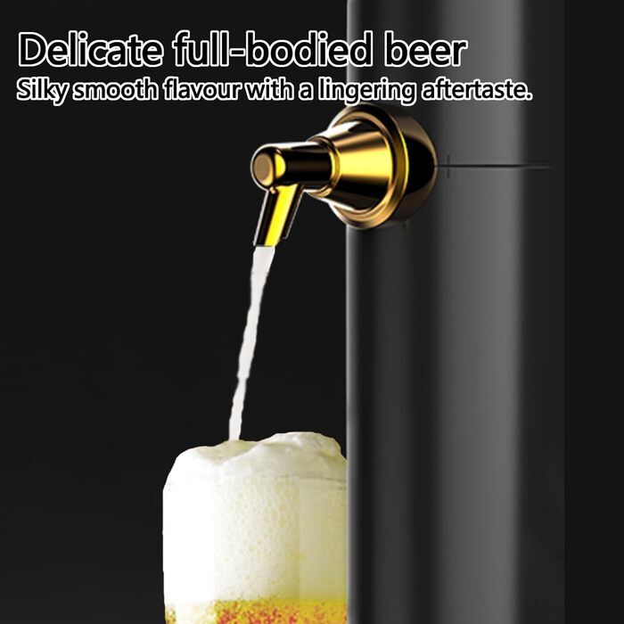 Портативный диспенсер для пива с высокочастотной вибрацией, превращающий банки и бутылки в нежное пенное пиво