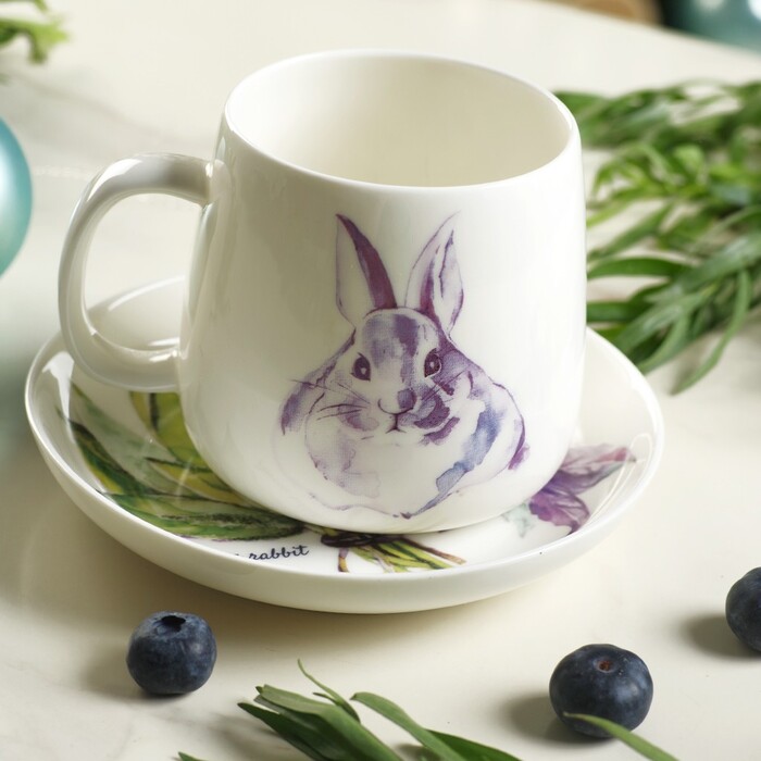 Тарілка Fissman PROVENCE RABBIT 15 см порцеляна (13953)