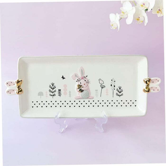 Керамічна сервірувальна тарілка до Великодня SOLUSTRE