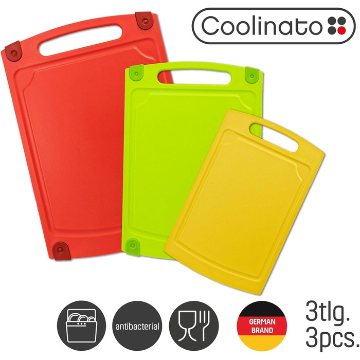 Набір обробних дощок 3 шт Coolinato