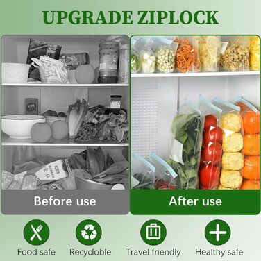 Вакуумные пакеты 60 пакетов 10 х 20/15,5 х 23/32 х 26,5 см lalago