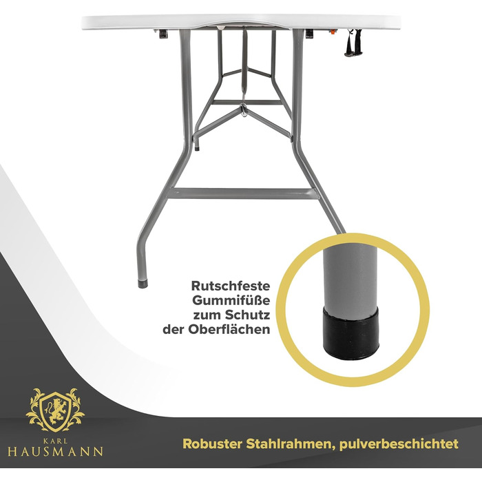 Складной кемпинговый стол 180 х 70 х 74 см KARL HAUSMANN