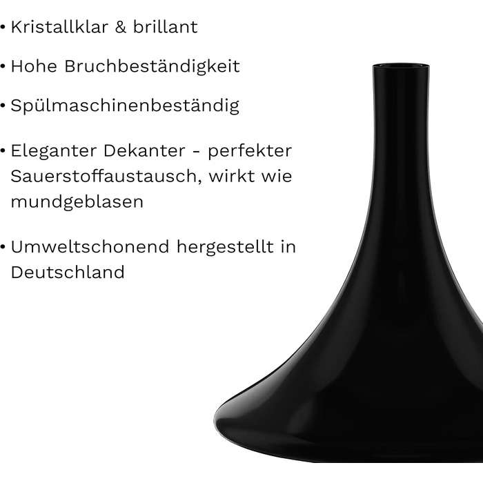 Декантер для вина 750 мл черный Stölzle Lausitz