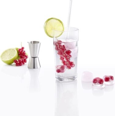 Льодогенератор Westmark Ice Cube Maker Cube форма для льоду з кришкою, для приготування 6 великих кубиків льоду, прозорий/червоний/білий пластик, без BPA, великий (круглий, маленький)