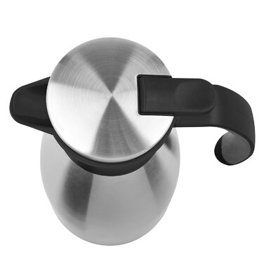 Термос-чайник 1 л черный Soft Grip Emsa