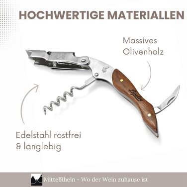 Преміальний сомельє-ніж 3-в-1 LEONARDINO