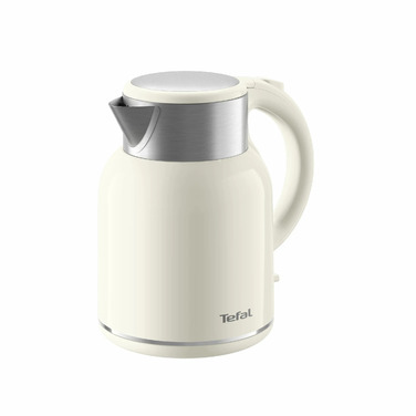 Tefal Електрочайник Thermo Protect XL, 1.9л, пластик, нержавіюча сталь, бежевий