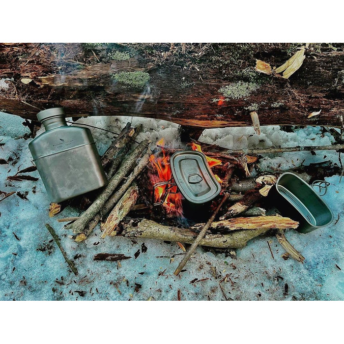 Титанова фляга для кемпінгу 1,1 л Boundless Voyage