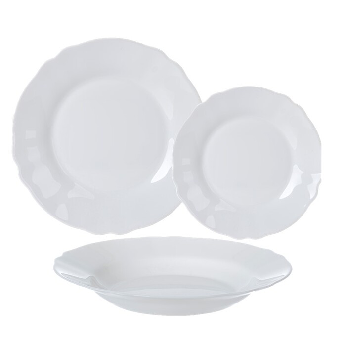 Сервиз LUMINARC LOUIS XV WHITE, 18 предметов (6840744)