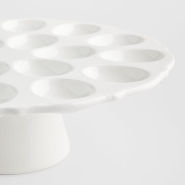 Керамічний піднос для яєць 30 см home&you