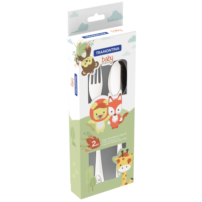 Дитячий набір столових приладів Tramontina Baby, 2 предмети (507249)
