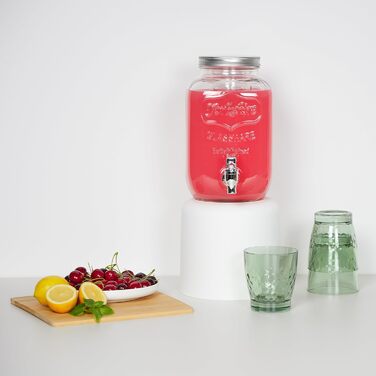 Диспенсер для напоїв з краном 4 л Relaxdays