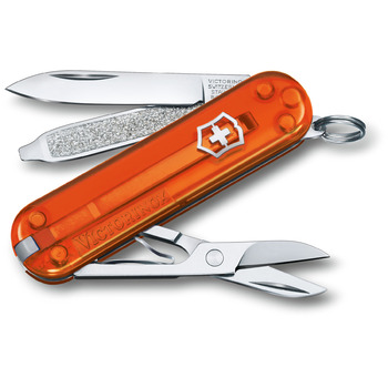 Нож швейцарский 7 функций, 58 мм, Victorinox Classic SD Colors Fire Opal