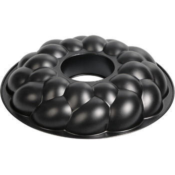 Форма для плетеной пасхальной выпечки калачей 32 см, черная Kaiser