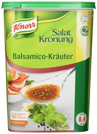 Заправка для салату Knorr Art (Легко готується, універсальна заправка для салату) 1 упаковка (1 x 1 кг) (Бальзамічний оцет, 1 кг (1 упаковка))