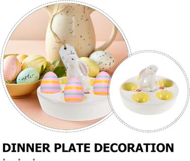 Керамічна підставка для яєць у формі пасхального кролика LOLIPPYY