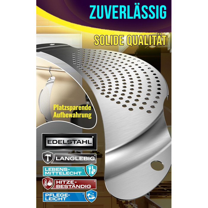 Друшляк для пасти з нержавіючої сталі 4happy