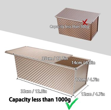 Форма для випікання хліба 1000 г з кришкою, 35x14x12 см Lonely high heels