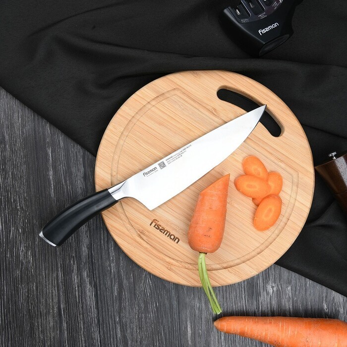 Ніж Fissman кухарський KRONUNG 20 см X50CrMoV15 сталь (2446)