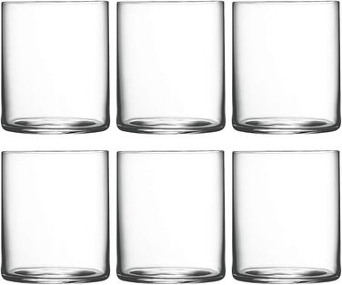 Упаковка Bormioli Luigi вищого класу з 6 склянок, прозора, 9,5 см, 6 прозорих 12,25 рідких унцій