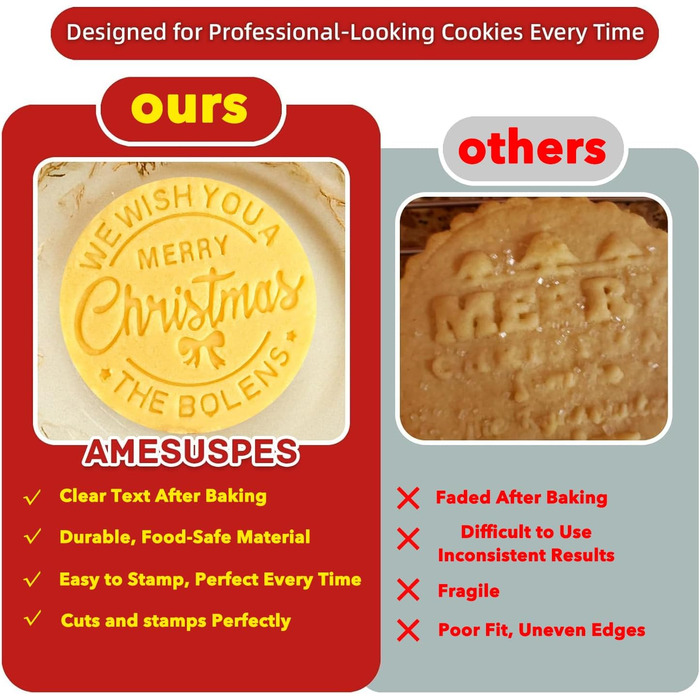 Штамп для різдвяного печива круглий 7,8 см