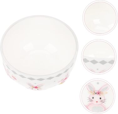 Миски керамічна з милим дизайном зайчика ABOOFAN