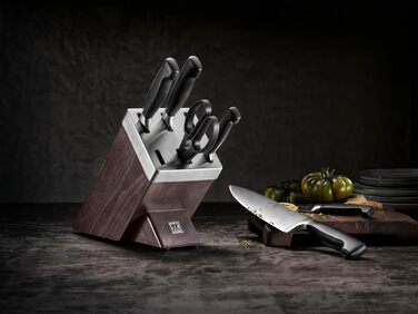 Набор ножей с блоком, 7 предметов, коричневый Four Star Zwilling